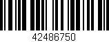 Código de barras (EAN, GTIN, SKU, ISBN): '42486750'