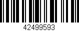 Código de barras (EAN, GTIN, SKU, ISBN): '42499593'