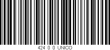 Código de barras (EAN, GTIN, SKU, ISBN): '424_0_0_UNICO'