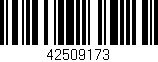 Código de barras (EAN, GTIN, SKU, ISBN): '42509173'