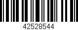 Código de barras (EAN, GTIN, SKU, ISBN): '42528544'