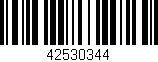 Código de barras (EAN, GTIN, SKU, ISBN): '42530344'