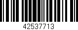 Código de barras (EAN, GTIN, SKU, ISBN): '42537713'