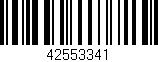 Código de barras (EAN, GTIN, SKU, ISBN): '42553341'