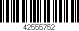 Código de barras (EAN, GTIN, SKU, ISBN): '42555752'