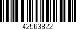 Código de barras (EAN, GTIN, SKU, ISBN): '42563822'