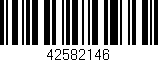 Código de barras (EAN, GTIN, SKU, ISBN): '42582146'