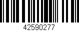 Código de barras (EAN, GTIN, SKU, ISBN): '42590277'