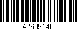 Código de barras (EAN, GTIN, SKU, ISBN): '42609140'