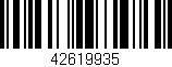 Código de barras (EAN, GTIN, SKU, ISBN): '42619935'