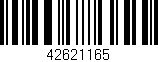 Código de barras (EAN, GTIN, SKU, ISBN): '42621165'