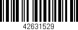 Código de barras (EAN, GTIN, SKU, ISBN): '42631529'