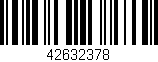 Código de barras (EAN, GTIN, SKU, ISBN): '42632378'