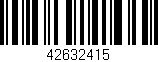 Código de barras (EAN, GTIN, SKU, ISBN): '42632415'