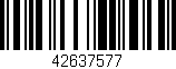Código de barras (EAN, GTIN, SKU, ISBN): '42637577'