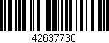 Código de barras (EAN, GTIN, SKU, ISBN): '42637730'