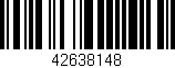 Código de barras (EAN, GTIN, SKU, ISBN): '42638148'