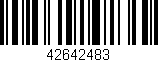 Código de barras (EAN, GTIN, SKU, ISBN): '42642483'