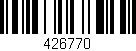 Código de barras (EAN, GTIN, SKU, ISBN): '426770'