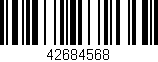 Código de barras (EAN, GTIN, SKU, ISBN): '42684568'