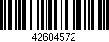 Código de barras (EAN, GTIN, SKU, ISBN): '42684572'