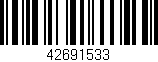 Código de barras (EAN, GTIN, SKU, ISBN): '42691533'