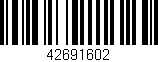 Código de barras (EAN, GTIN, SKU, ISBN): '42691602'