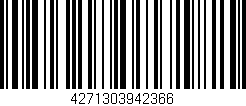 Código de barras (EAN, GTIN, SKU, ISBN): '4271303942366'
