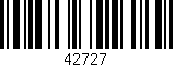Código de barras (EAN, GTIN, SKU, ISBN): '42727'
