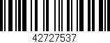 Código de barras (EAN, GTIN, SKU, ISBN): '42727537'