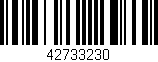 Código de barras (EAN, GTIN, SKU, ISBN): '42733230'