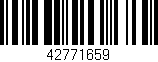 Código de barras (EAN, GTIN, SKU, ISBN): '42771659'