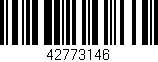 Código de barras (EAN, GTIN, SKU, ISBN): '42773146'