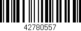 Código de barras (EAN, GTIN, SKU, ISBN): '42780557'