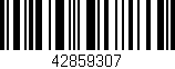 Código de barras (EAN, GTIN, SKU, ISBN): '42859307'