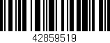 Código de barras (EAN, GTIN, SKU, ISBN): '42859519'