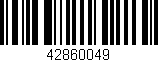 Código de barras (EAN, GTIN, SKU, ISBN): '42860049'