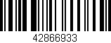Código de barras (EAN, GTIN, SKU, ISBN): '42866933'