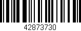 Código de barras (EAN, GTIN, SKU, ISBN): '42873730'