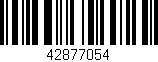Código de barras (EAN, GTIN, SKU, ISBN): '42877054'