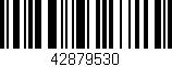 Código de barras (EAN, GTIN, SKU, ISBN): '42879530'