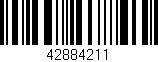 Código de barras (EAN, GTIN, SKU, ISBN): '42884211'