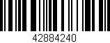 Código de barras (EAN, GTIN, SKU, ISBN): '42884240'