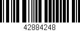 Código de barras (EAN, GTIN, SKU, ISBN): '42884248'