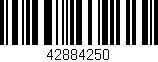 Código de barras (EAN, GTIN, SKU, ISBN): '42884250'