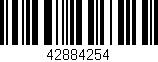 Código de barras (EAN, GTIN, SKU, ISBN): '42884254'