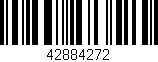 Código de barras (EAN, GTIN, SKU, ISBN): '42884272'