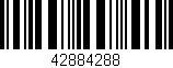 Código de barras (EAN, GTIN, SKU, ISBN): '42884288'