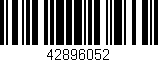 Código de barras (EAN, GTIN, SKU, ISBN): '42896052'