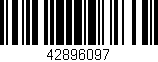Código de barras (EAN, GTIN, SKU, ISBN): '42896097'